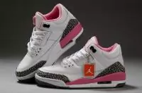 sport air jordan 3 retro femmes sport office fly pink